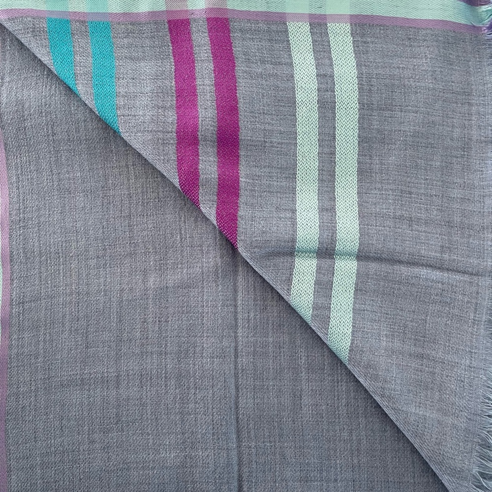 Hand woven linen scarf/wrap